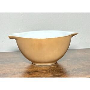 Vintage PYREX #441 Brown Mixing Bowl 1-1/2 PT Made in USA